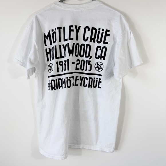 Motley Crue The Final Tour Caricature T Shirt Size Large - Picture 2 of 6
